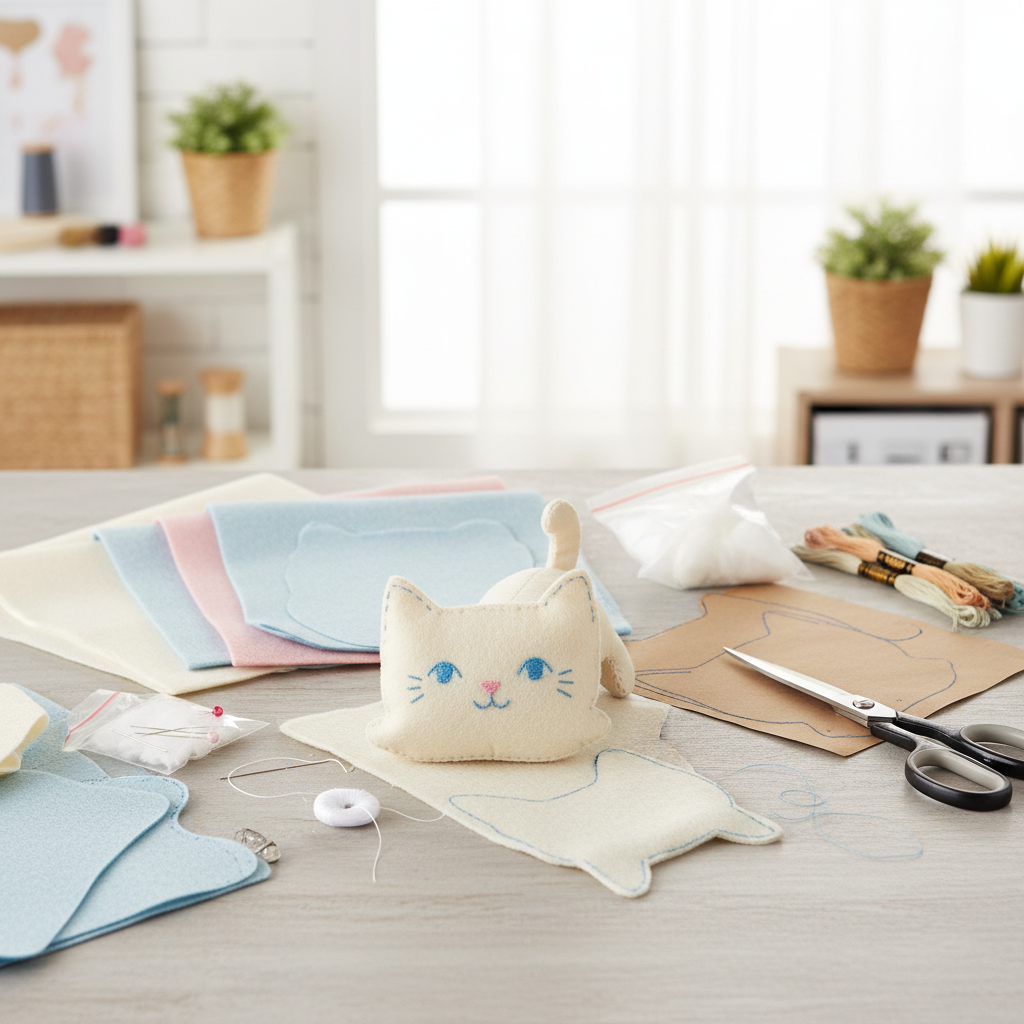ぬいぐるみ 作り方 猫