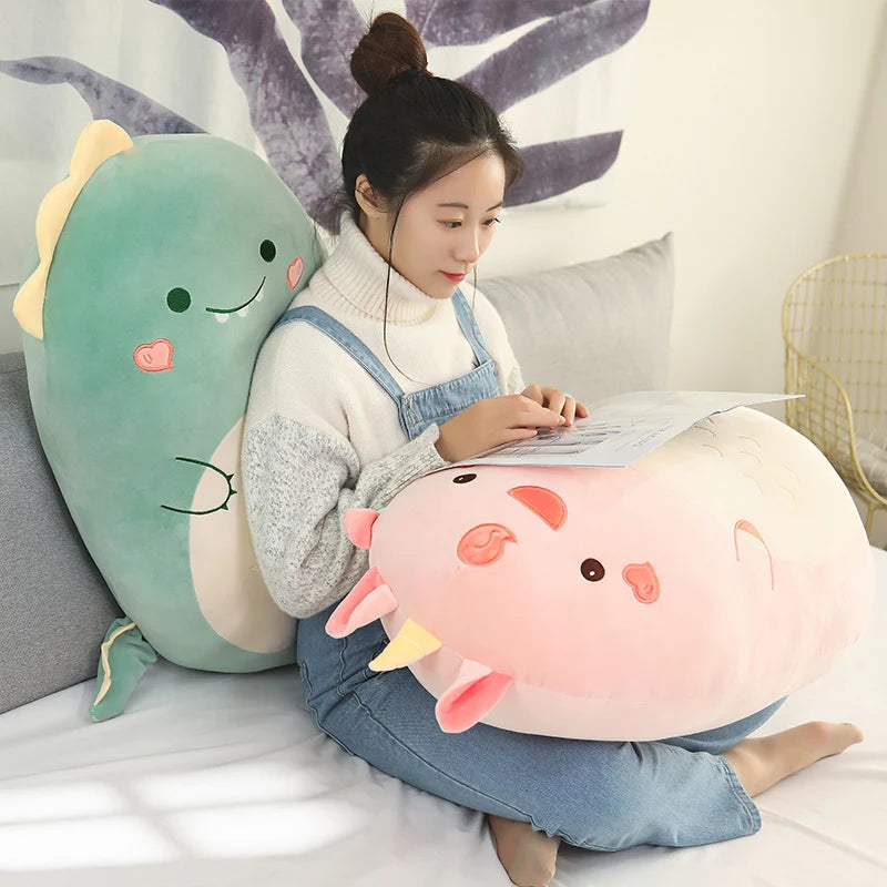 もっちり ふわふわ 動物 抱き枕 癒し系 ぬいぐるみ