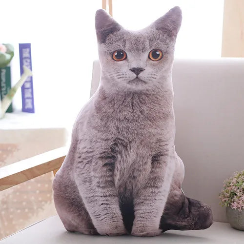リアルな猫 クッション 抱き枕 ソファ飾りにも