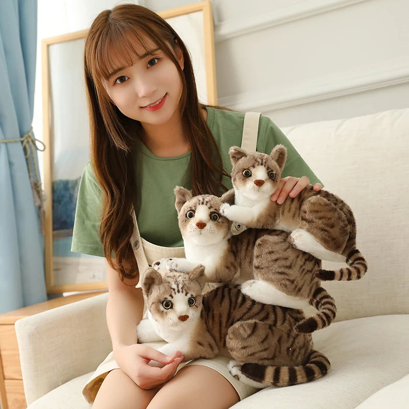 リアルな猫ぬいぐるみ 茶トラ シャム風 選べる種類