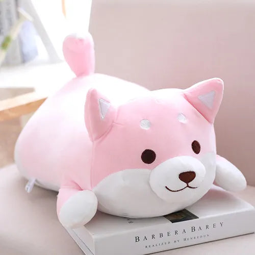 もちもち 柴犬 寝そべり おしりクッション ぬいぐるみ