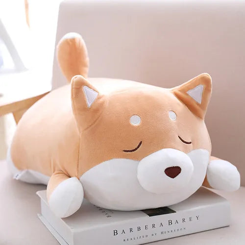 もちもち 柴犬 寝そべり おしりクッション ぬいぐるみ