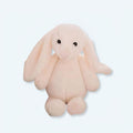 柔らかい白いウサギのぬいぐるみ、子供のためのかわいい冬のおもちゃ