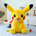 ピカチュウポケモンぬいぐるみ、黄色で赤いほっぺ