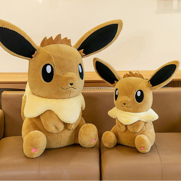 柔らかい座り心地のイーブイポケモンぬいぐるみ