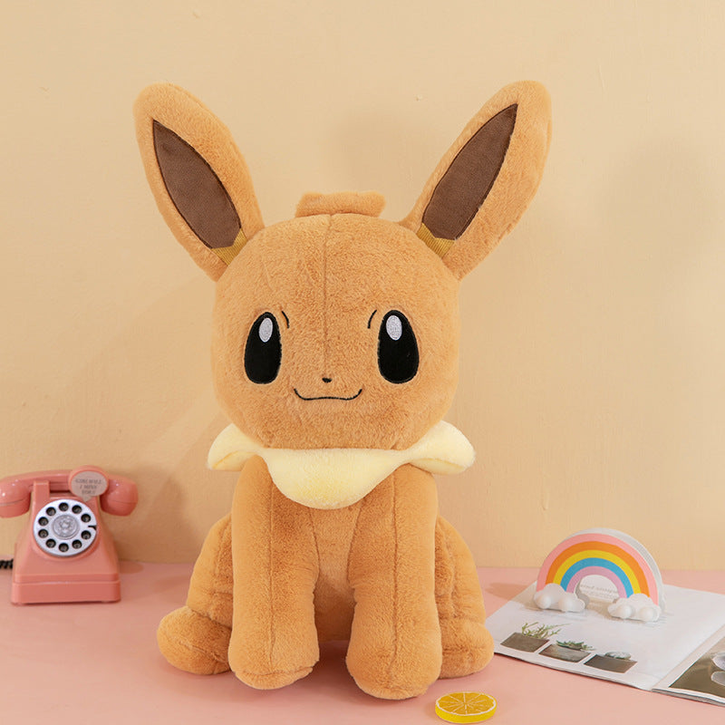 イーブイポケモンぬいぐるみ、柔らかい毛皮、伝説の進化