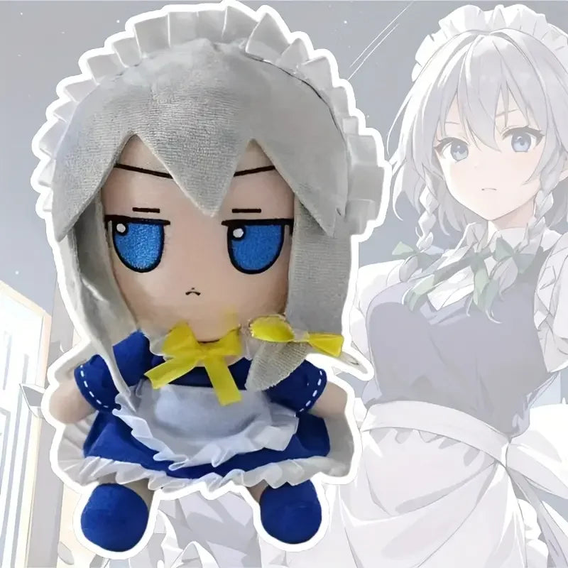 銀髪メイドの無表情ぬいぐるみ