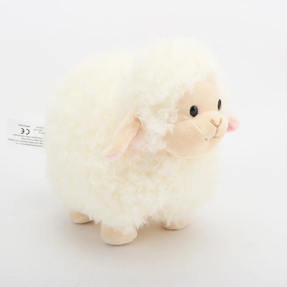 20cm Cute Soft Obediently Lamb Plush Toys Soft Alpaca Plush Dolls Stuffed Sheep Plushie Baby Toys Gifts for Kids Home Decoration