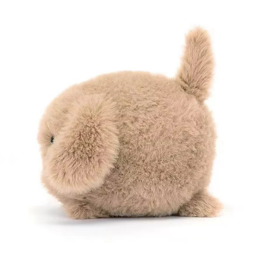 ころりん ふわふわ たれ耳 子犬 ぬいぐるみ ベージュ