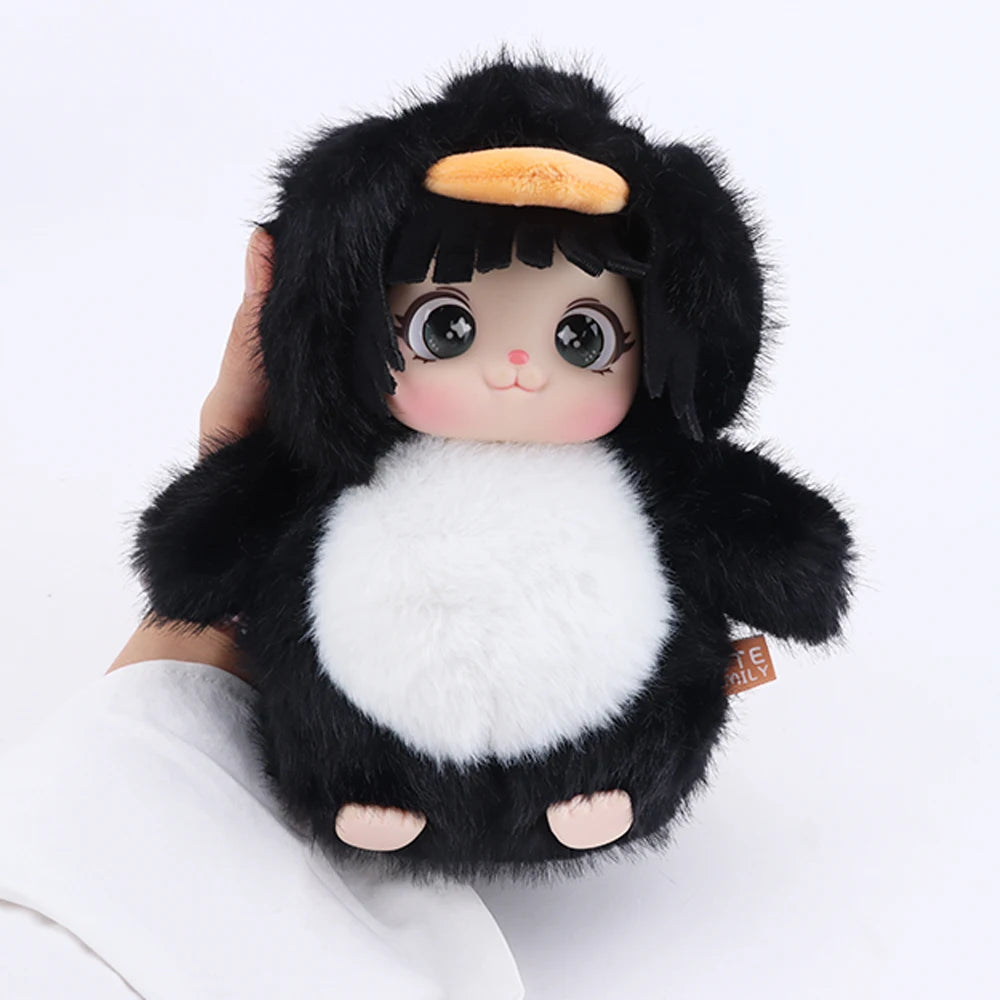 読書する 可愛い ペンギン着ぐるみ ドール ぬいぐるみ