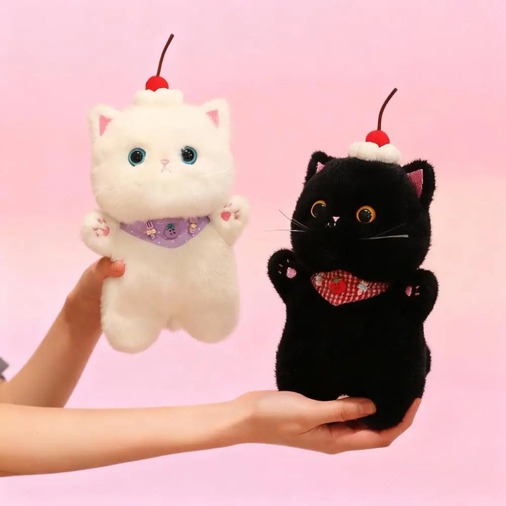 ふわふわ可愛いスイーツ猫ミニぬいぐるみ