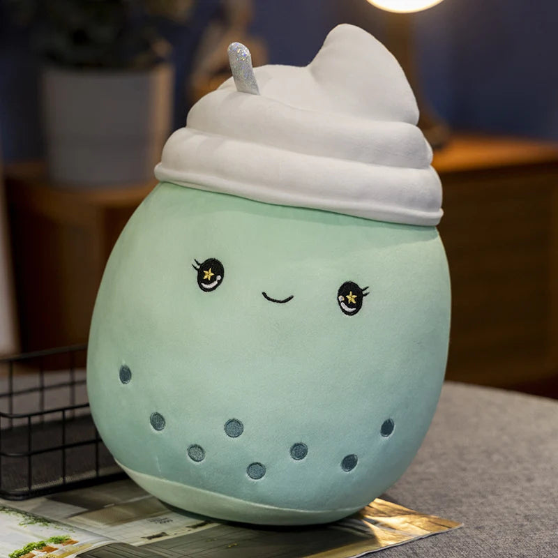 タピオカミルクティー ふわふわ 抱き枕 ぬいぐるみ