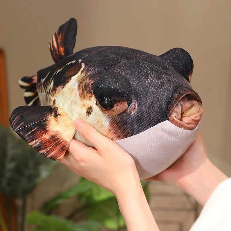 リアルなフグのふわふわぬいぐるみ