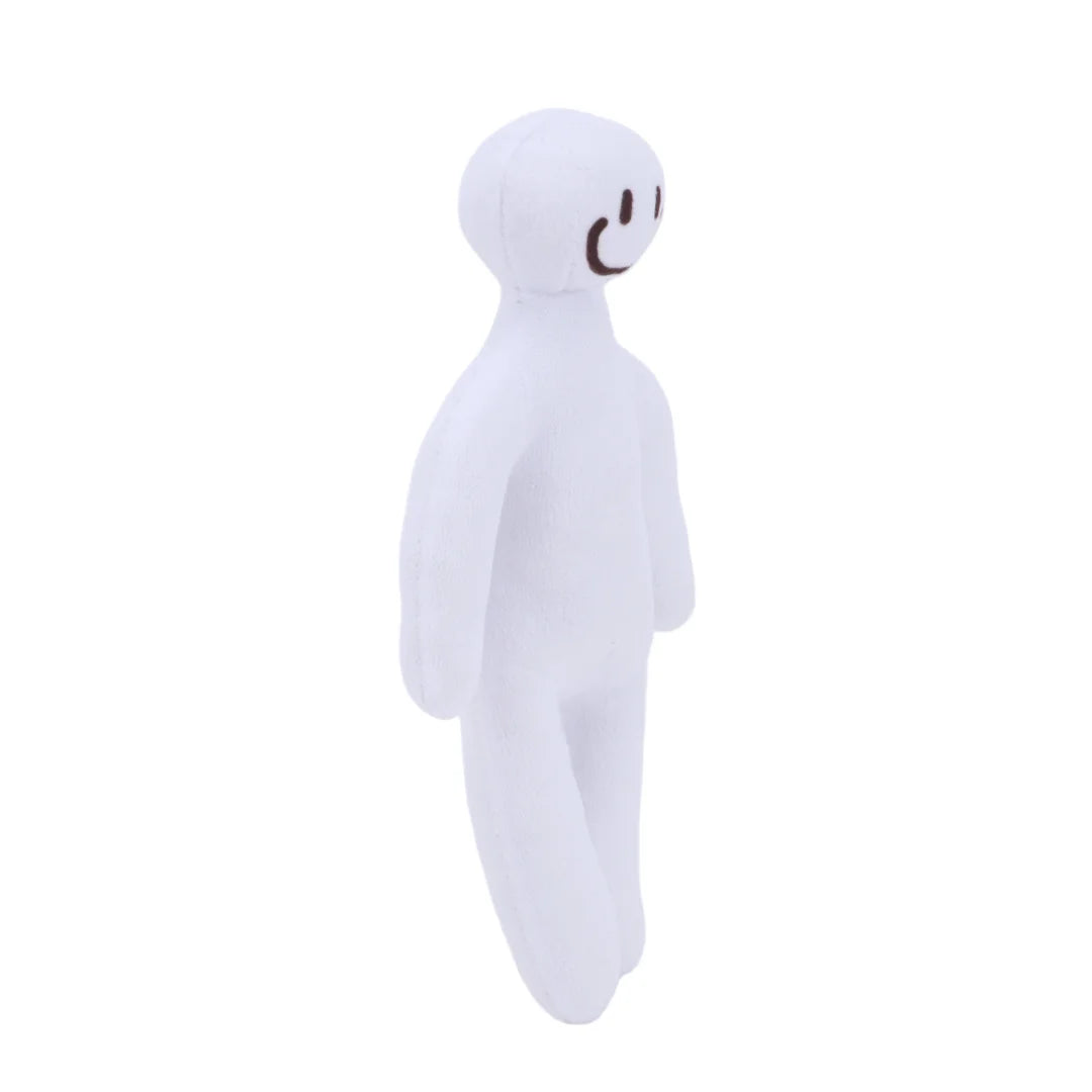 メカカメレオン 白い 笑顔の ぬいぐるみ