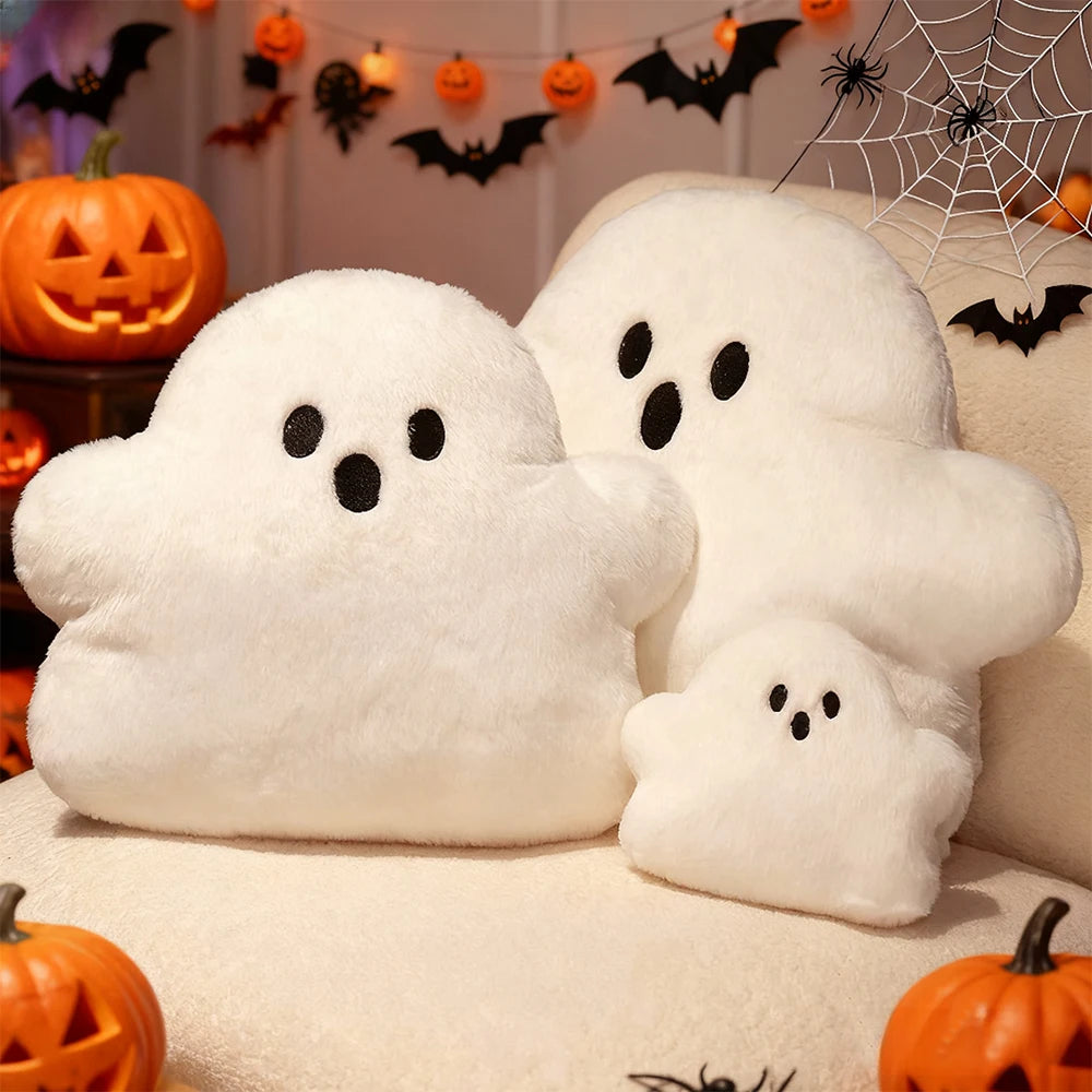 可愛い 白い ふわふわ おばけ クッション ハロウィン