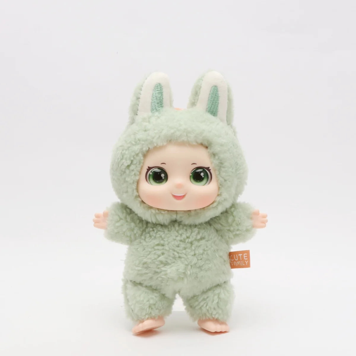 かわいい ふわふわうさぎ 着ぐるみ ドール グレー