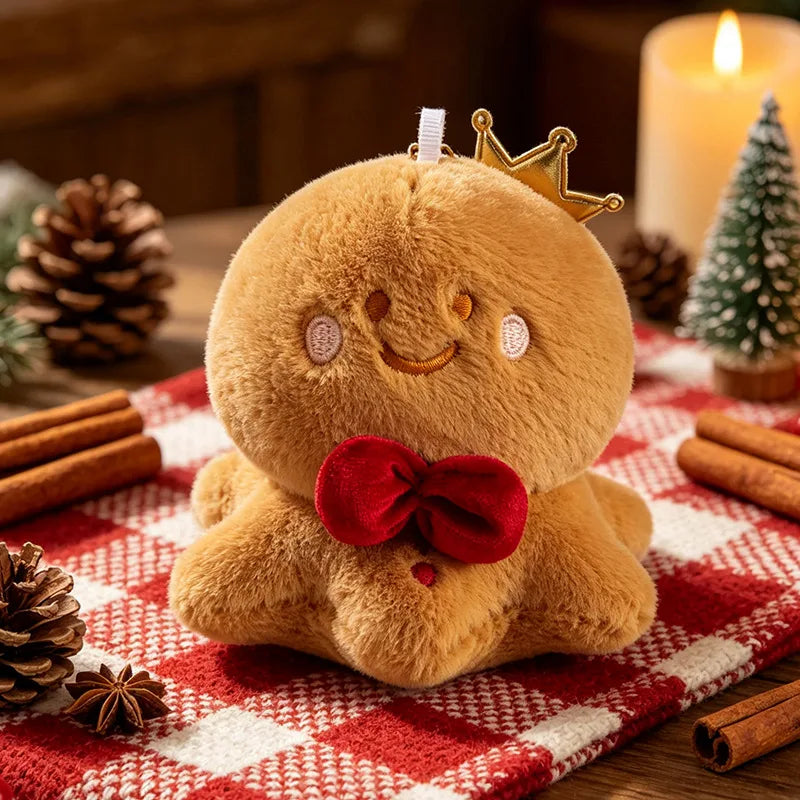 ふわふわ クリスマス キャラクター ぬいぐるみ キーホルダー