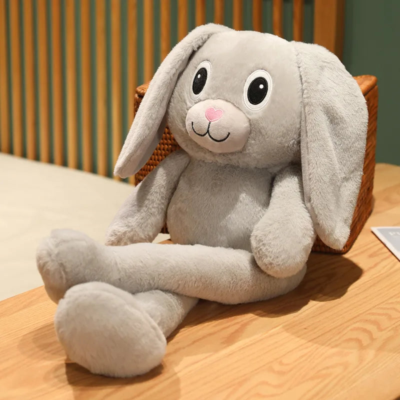 ふわふわ手足が長い耳長ウサギの抱き枕