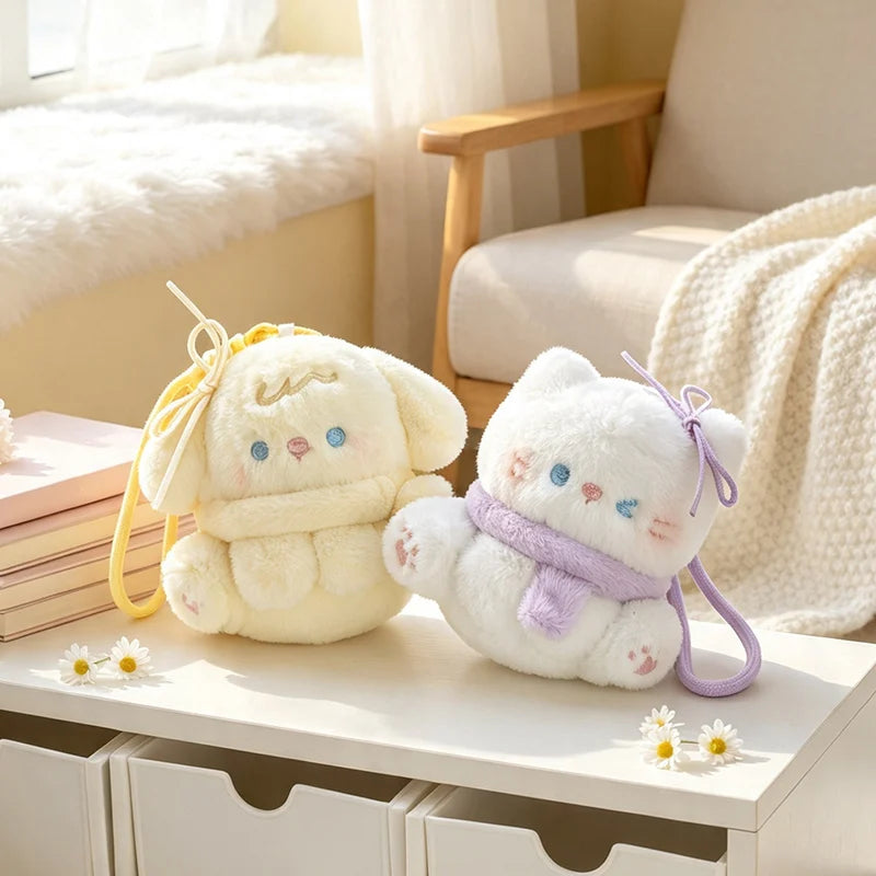 13cm Cartoon Cute Dog Rabbit Bear Cat Plush Doll Pillow Lovely Soft Animal Plush Toy Home Decoration Gift For Children