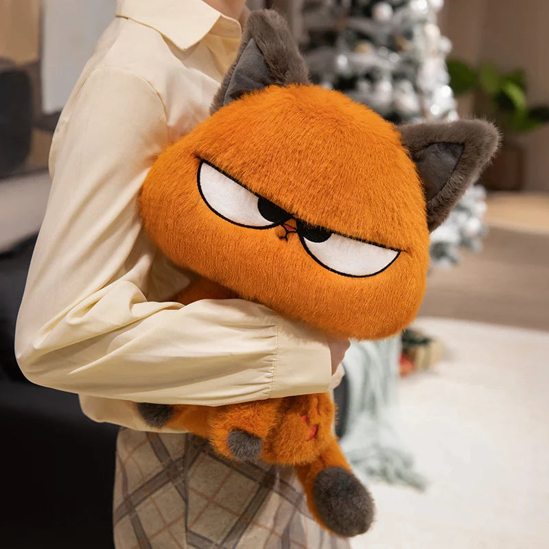 25cm Cute Orange Cat Plush Toys Soft Cool Kitten Stuffed Animal Dolls Creative Home Decor Toy for Boys Girls Birthday Xmas Gifts