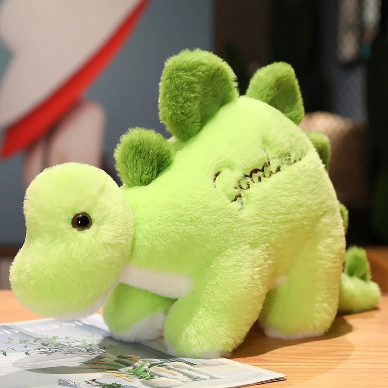 Lovely Dinosaur Triceratops Plush Toy Stuffed Animal Plushie Cute Tyrannosaurus Cotton Doll Soft Baby Hug Pillow Kids Boy Gift