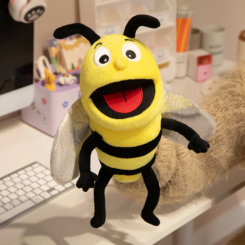 知育 昆虫キャラクター ソフトぬいぐるみパペット