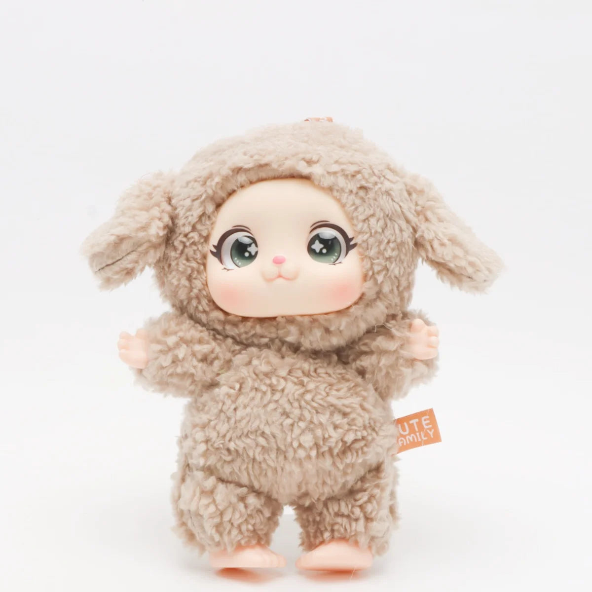 かわいい ふわふわうさぎ 着ぐるみ ドール グレー