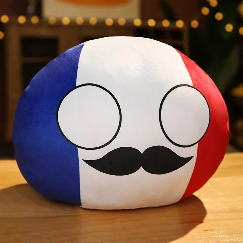 ふわふわ 世界の国旗 国ボール ぬいぐるみ