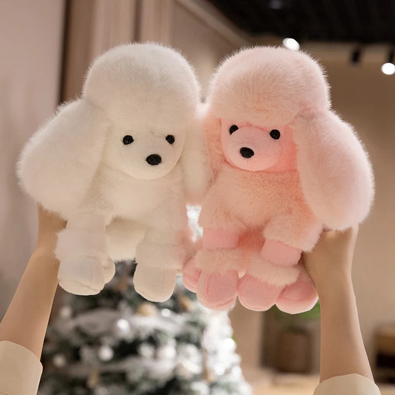ふわふわ モコモコ 白い プードル ぬいぐるみ