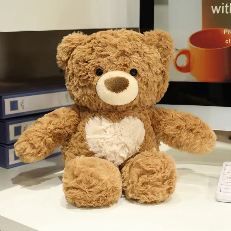 New Hot Christmas Bear Lovely Teddy Bear Plush Toys Stuffed Cute Love Run Bear Girls Valentine's Gift Kids Baby Christmas Gifts