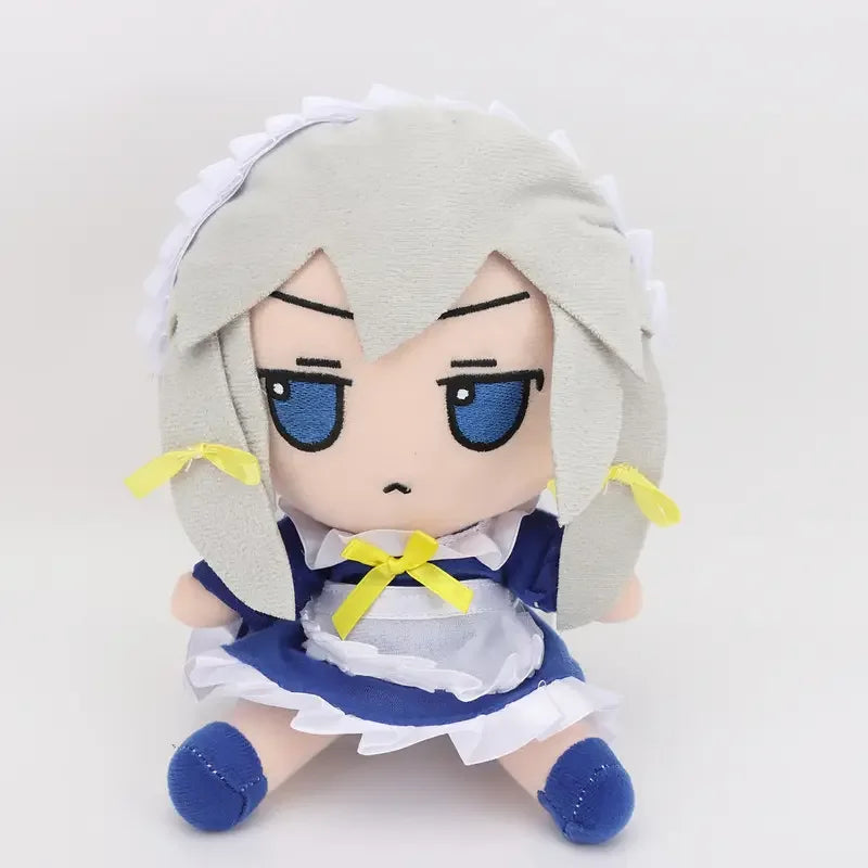 銀髪メイドの無表情ぬいぐるみ