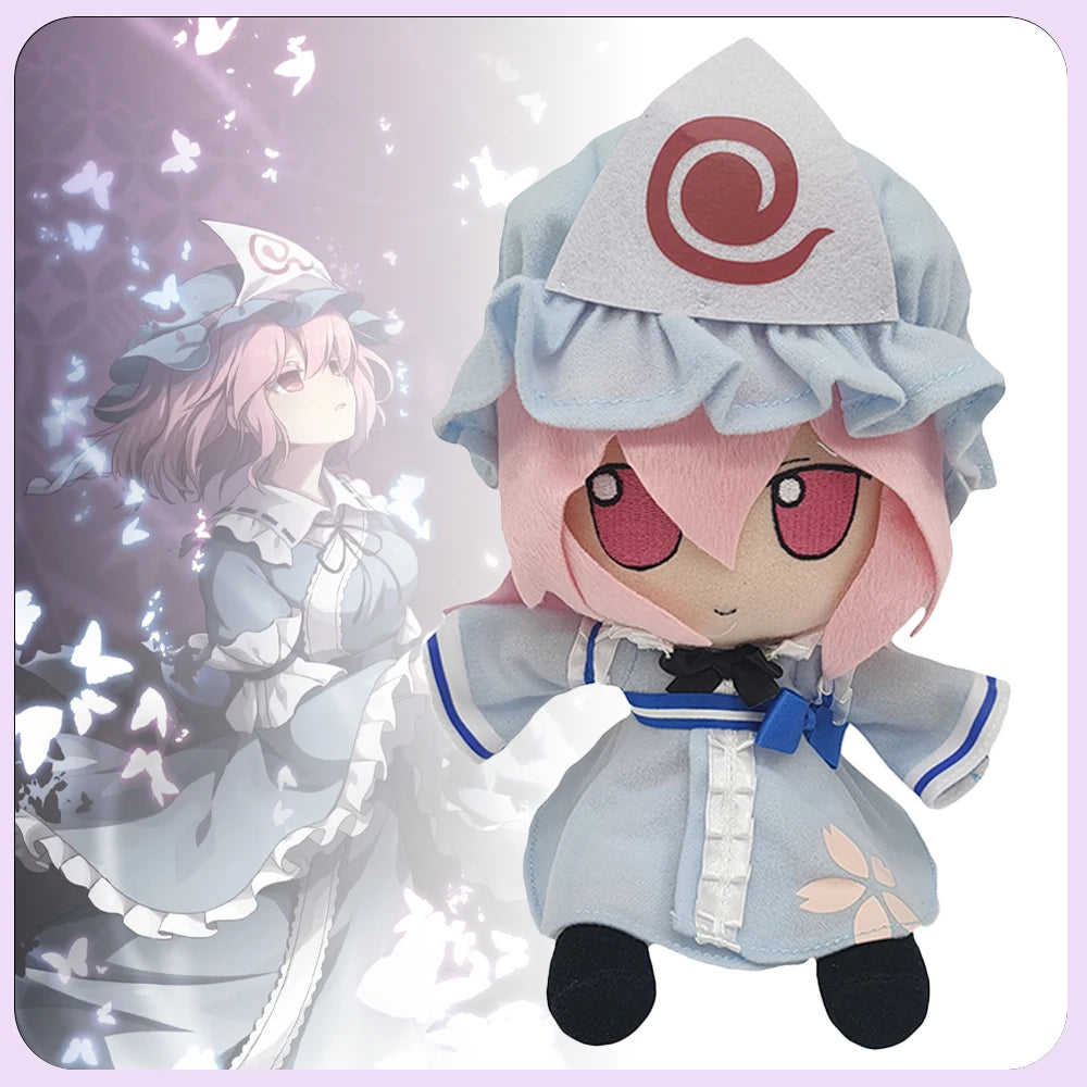20cm Touhou Project Hata no Kokoro Izayoi Sakuya Hinanawi TenshiUsami Renko Saigyouji Yuyuko Anime Peripheral Plush Toy Fan Gift