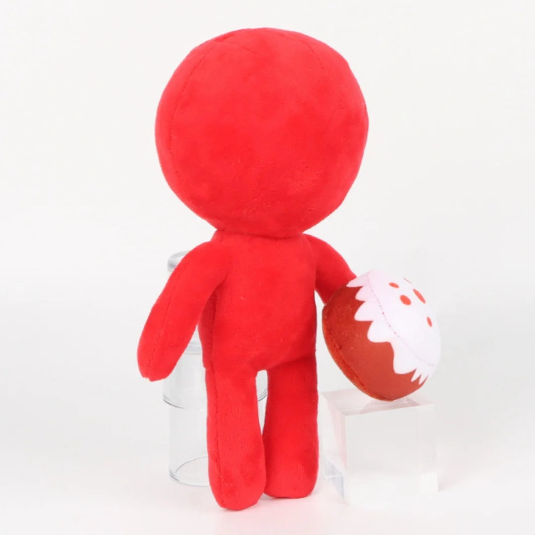 カラフルなキャラクターぬいぐるみ シェフ帽とサングラス付き