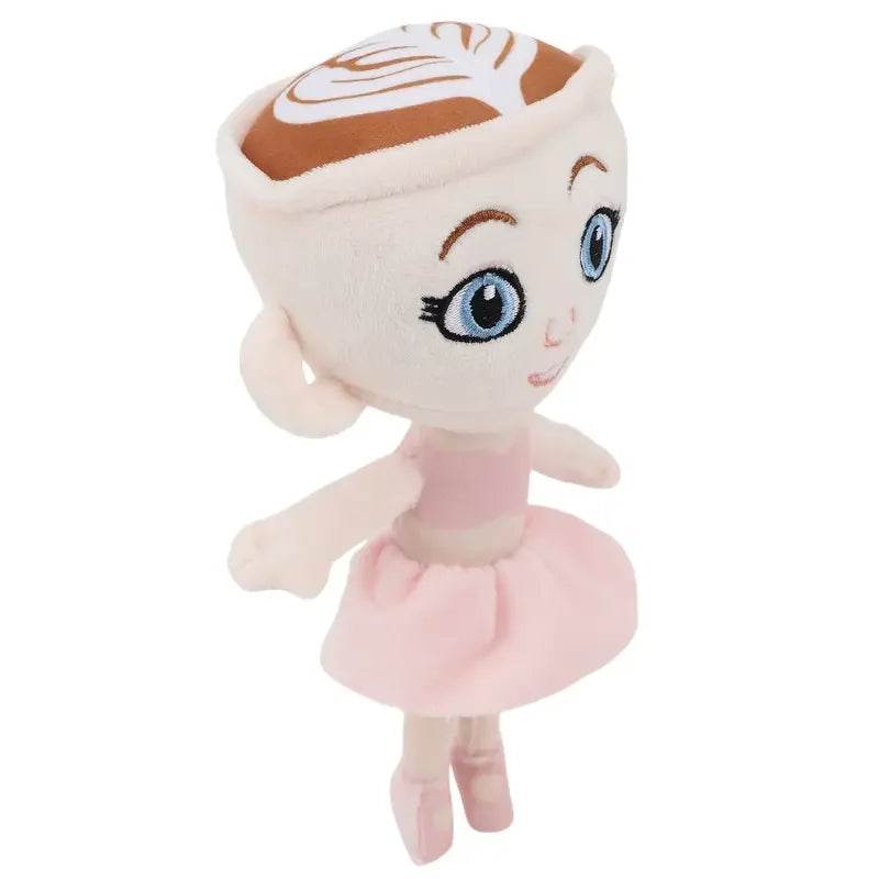 ふわふわピンクのバレリーナカプチーナぬいぐるみ
