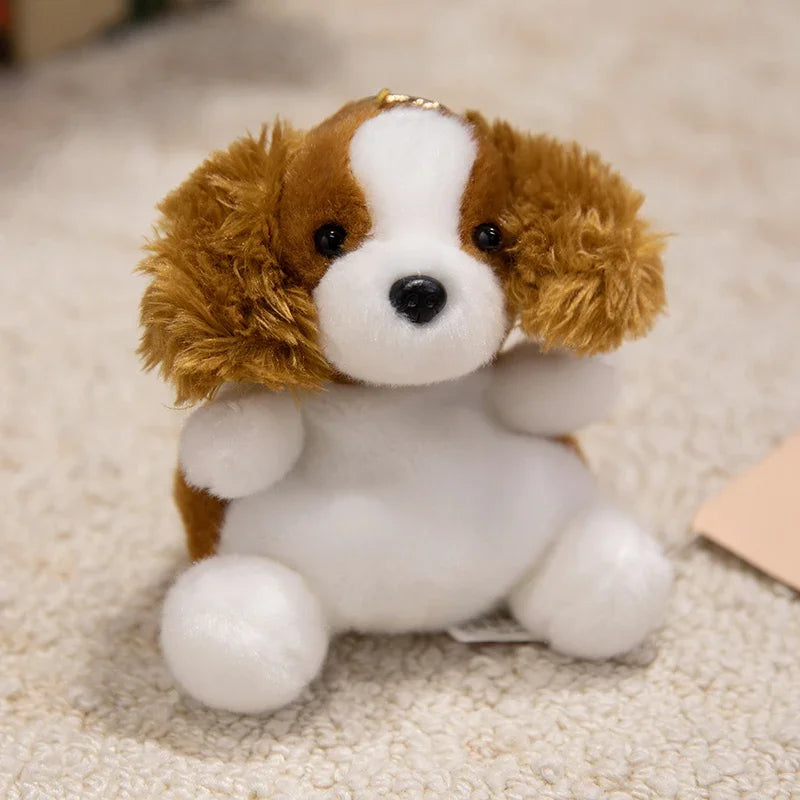 かわいい動物ふわふわマスコットキーホルダー