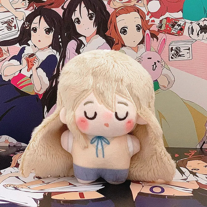 10cm K-on! Cotton Plush Toys Hirasawa Yui Japanese Anime Tainaka Ritsu Cotton Doll Kawaii Toys Valentine Birthday Gift for Girls