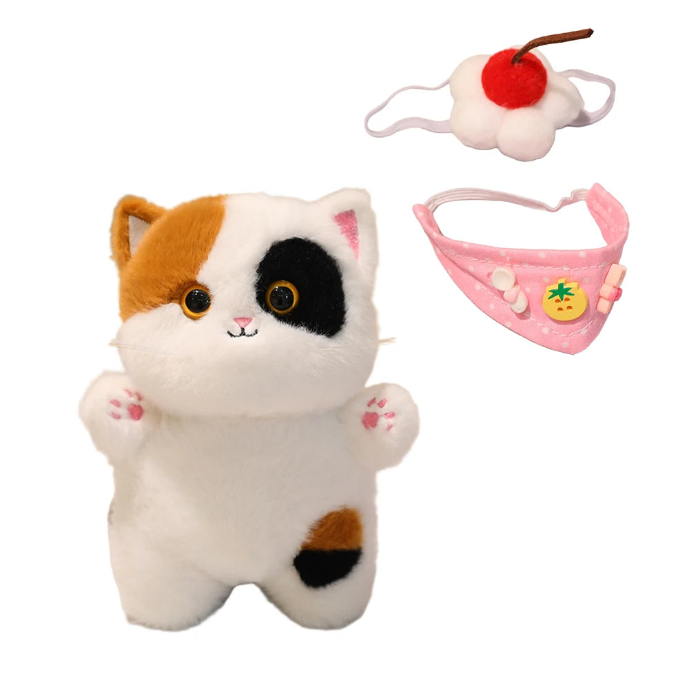 ふわふわ可愛いスイーツ猫ミニぬいぐるみ