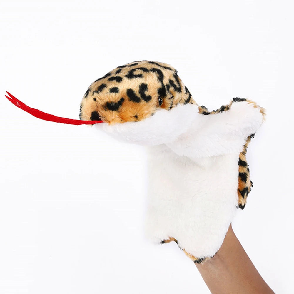 Animal Hand Puppet Rabbit Sheep Dolls Plush Hand Toy Early Education Learning Toys Children Marionetes Puppets for Telling Story
