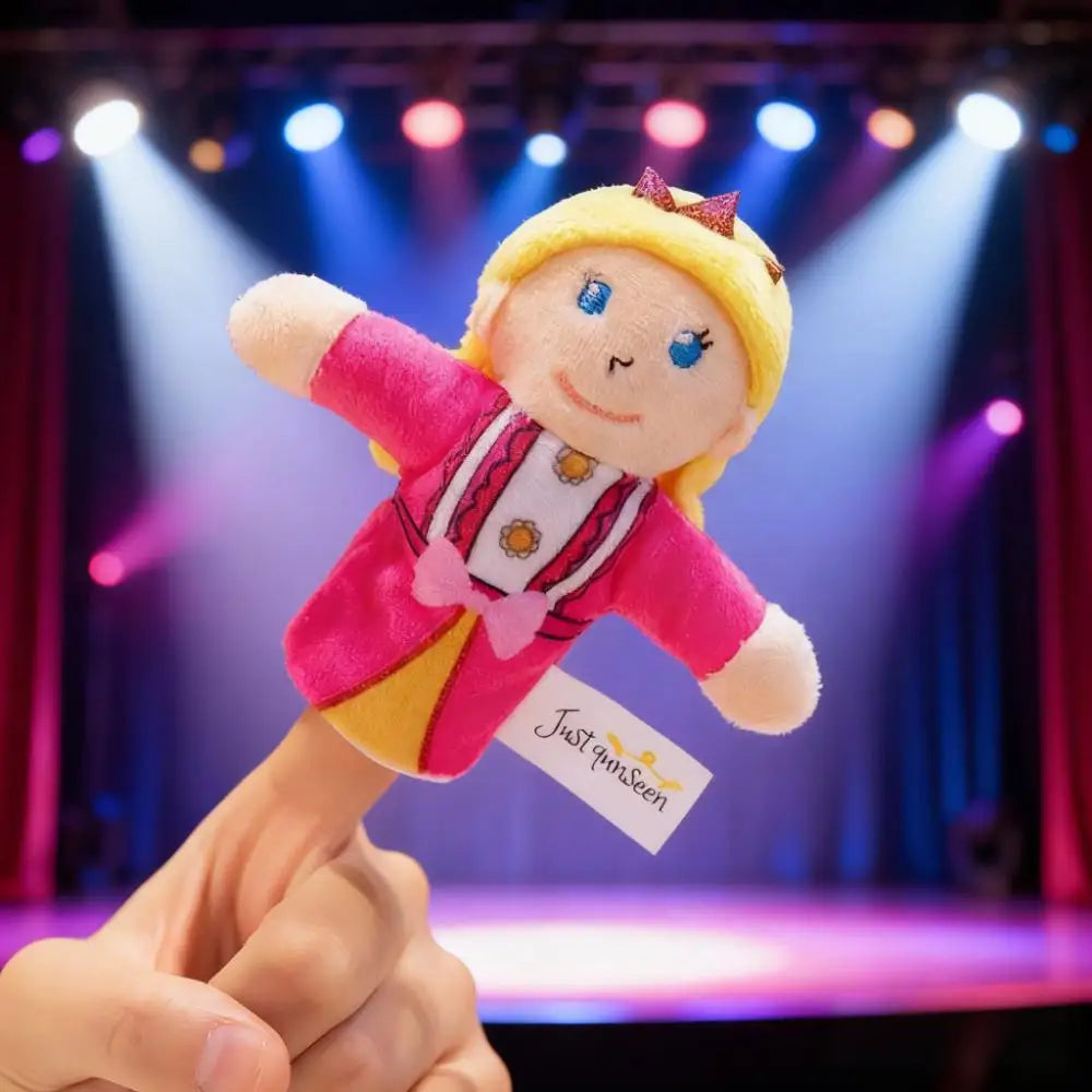 ソフトな おとぎ話 キャラクター 指人形 6個セット