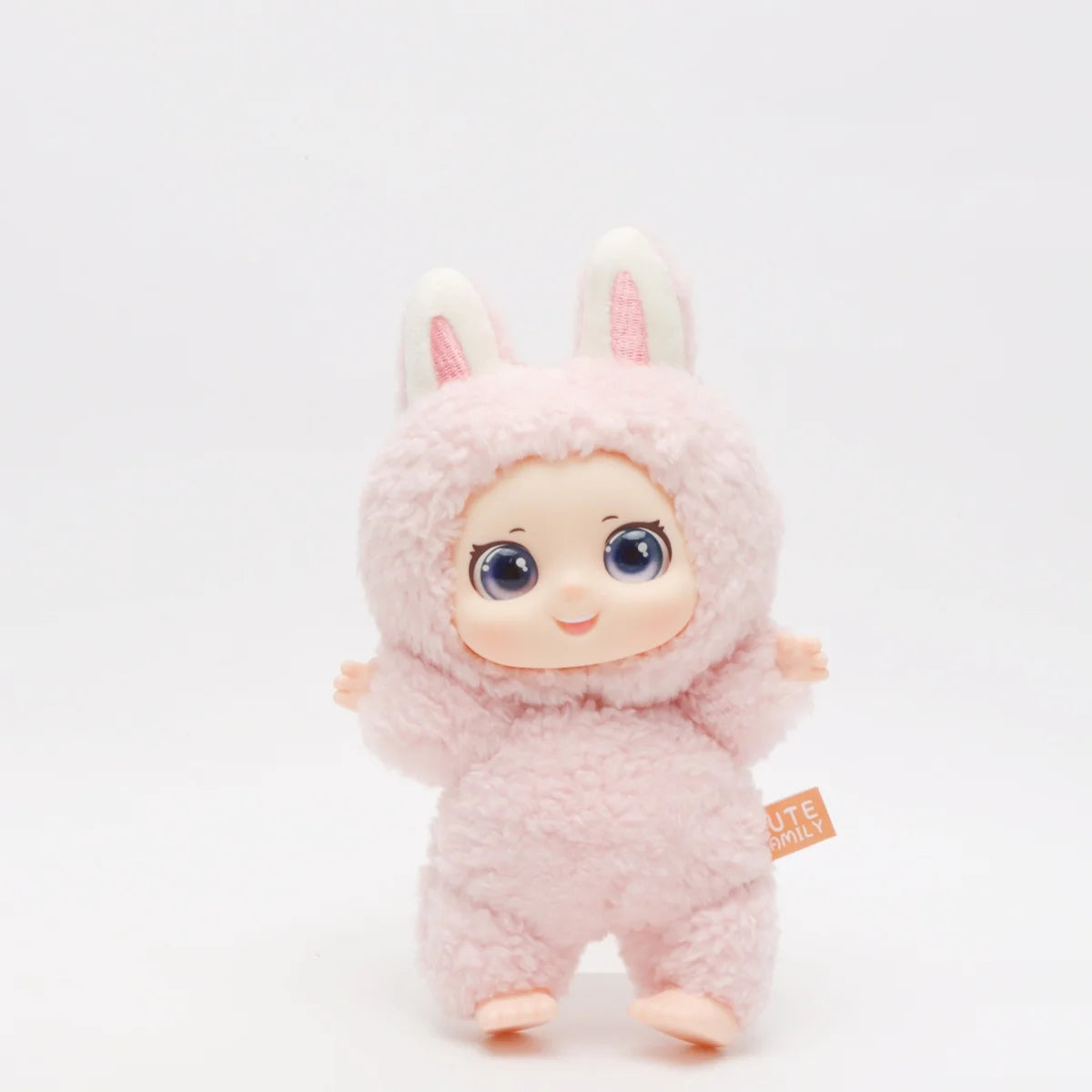 かわいい ふわふわうさぎ 着ぐるみ ドール グレー