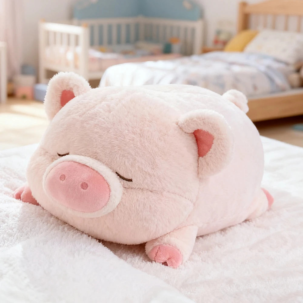かわいい 淡いピンク もちもち 豚の抱き枕
