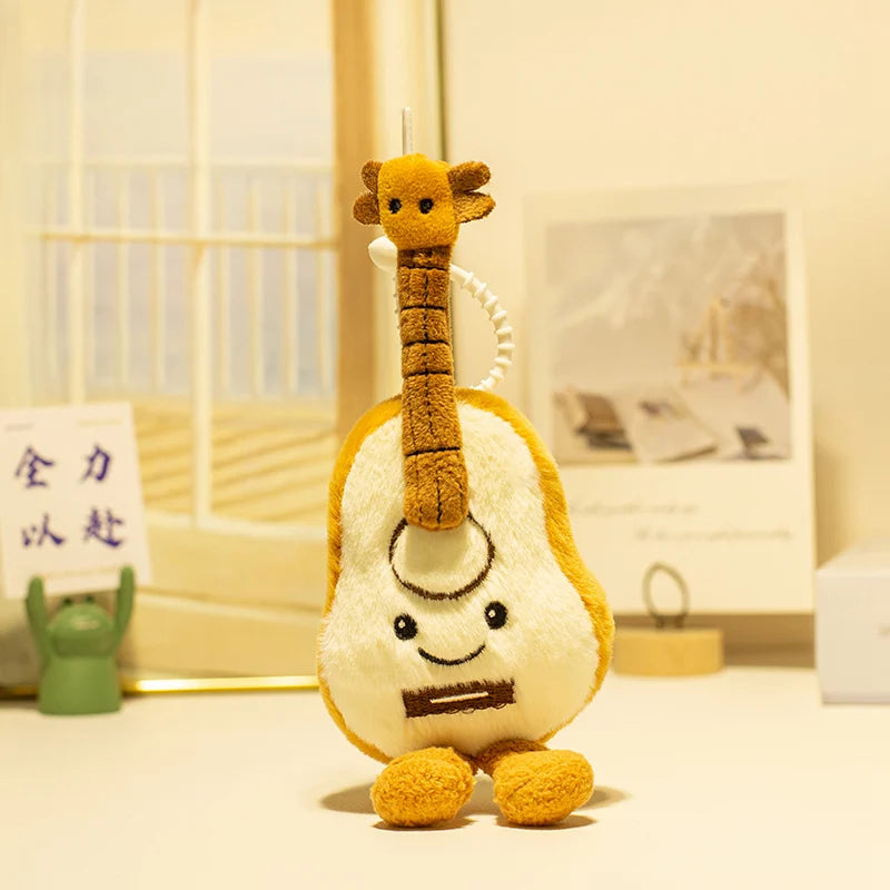 可愛い楽器モチーフ ぬいぐるみキーホルダー