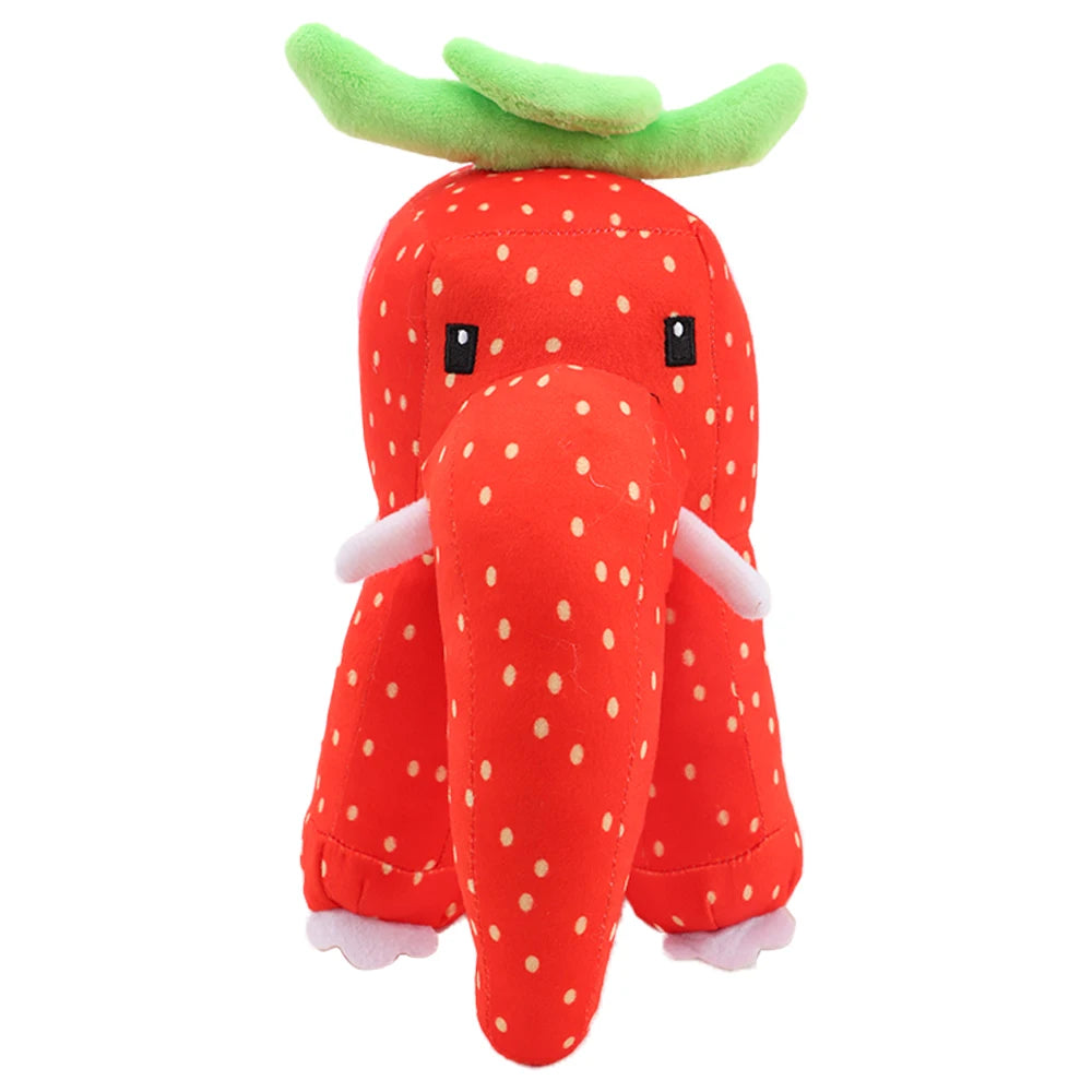 STEAL A BRAINROT Strawberry Elephant Plush Toy Cute House Dolls Game Surrounding Elephant Toys Soft Toys for Kids Birthday Gifts