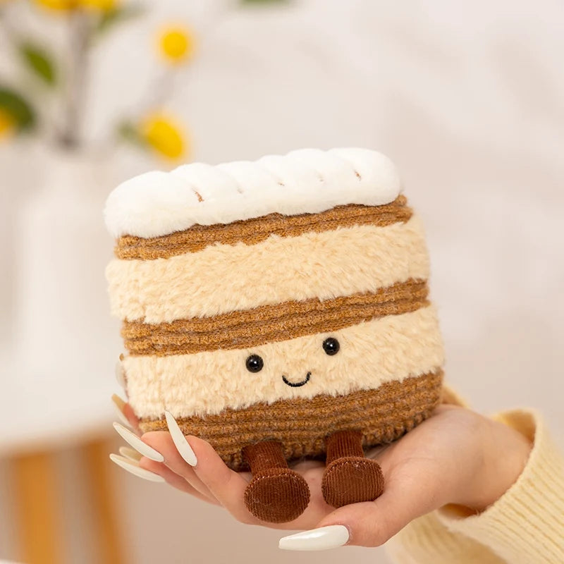 ふわふわ 笑顔の ケーキ クッション