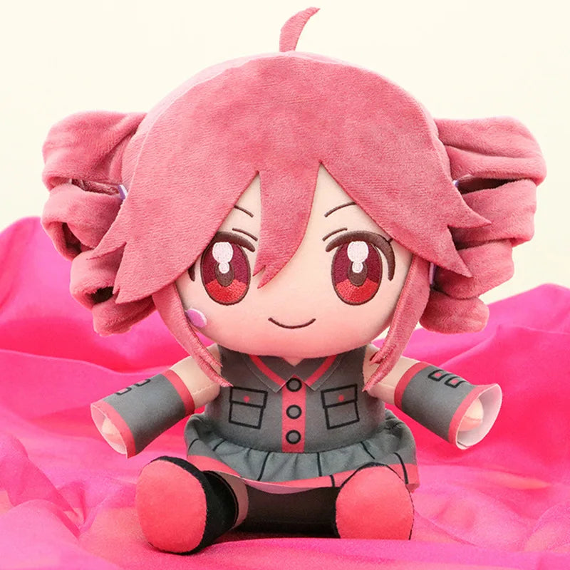 20cm Anime Peripherals Kasane Teto Cosplay Plush Toys Diva Vtuber Kawaii Stuffed Teto Toy Kids Adults Birthday Christmas Gifts