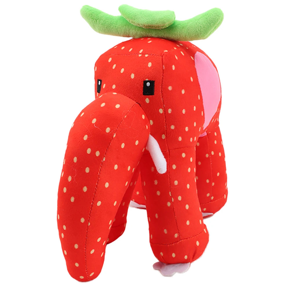 STEAL A BRAINROT Strawberry Elephant Plush Toy Cute House Dolls Game Surrounding Elephant Toys Soft Toys for Kids Birthday Gifts