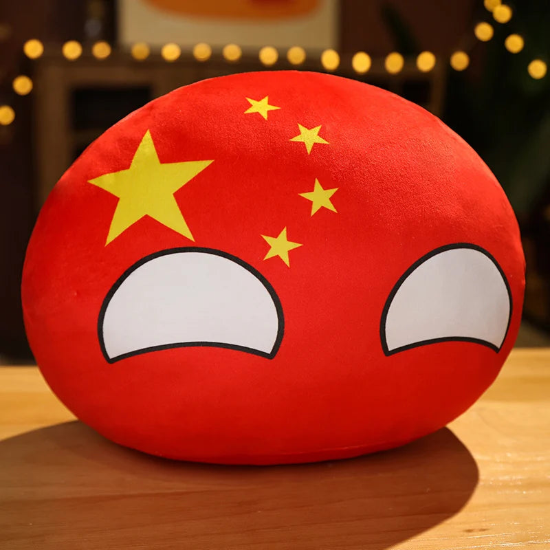 ふわふわ 世界の国旗 国ボール ぬいぐるみ