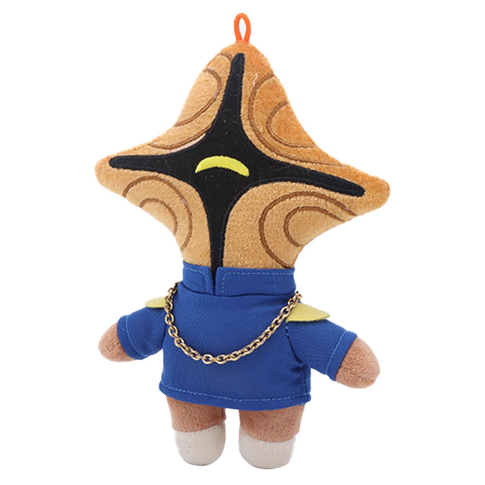 星形ヘッド 青ジャケット 金鎖 ふわふわぬいぐるみ