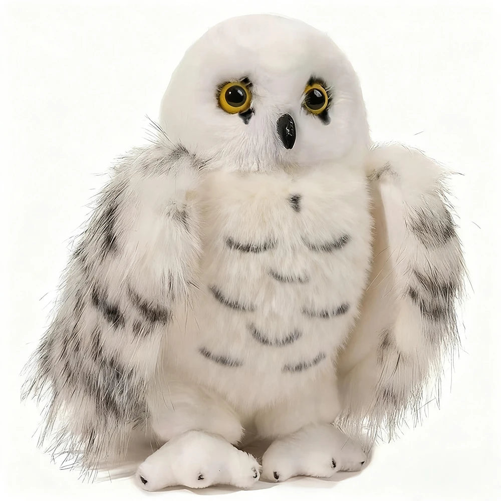 20cm Cartoon White Owl Plush Toys Soft Stuffed Animals Cute White Eagle Plushie Toys Kids Toys Home Decor Girls Birthday Gifts