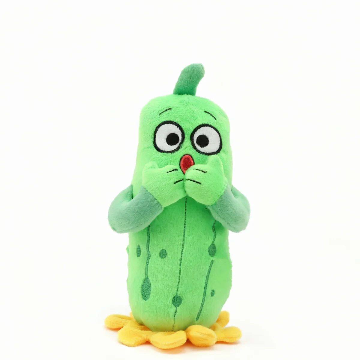 様々な 表情の かわいい きゅうり ぬいぐるみ